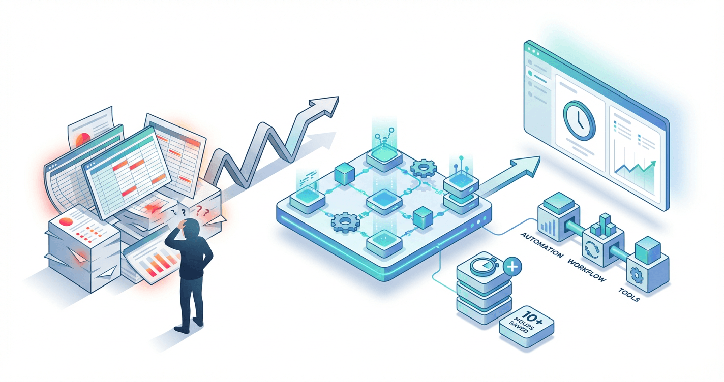 From Spreadsheet Chaos to Automated Workflows: Build Internal Tools That Save Your Company 10+ Hours Per Week